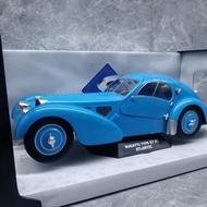 SOLIDO 1/18 BUGATTI TYPE 57 SC ATLANTIC BUGATTI Alloy Car Model