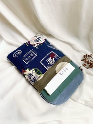 【好日手作】日系手繪風格清酒大吟釀閱讀收納包