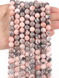 Aaa Piedra Natural Rosa De Ópalo Bead 6mm 8mm 10mm Perla Redonda Suave Hermosas Piedras De Curación Color Rosa Natural De Ópalo De Piedras Preciosas Abalorios Para Joyería Haciendo Pulsera Diy