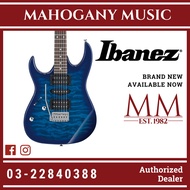 Ibanez Gio GRX70QAL Left-handed Electric Guitar - Transparent Blue Burst