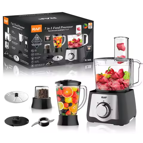 High Quality 7 In 1 Blender Yam Pounder FuFu Machine Chopper Multifunctional Food Processor Machine 