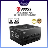 MSI MAG A850GL PCIE5 80+ GOLD POWER SUPPLY