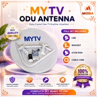 Original Piring Full Set MyTv ODU Dish Antenna Set Antenna Piring Untuk MyTv Combo TV Antenna Outdoo