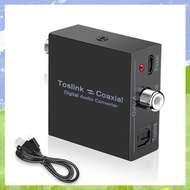 (ZGXN) Digital Audio Converter Bi-Directional Digital Coaxial to Optical Toslink Converter Optical S