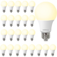 DEGNJU 24 Pack LED Light Bulbs Soft  2700K, 60 Watt Equivalent LED Bulbs, A19 Standard Bulbs, 800 LM