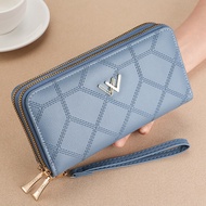Double Zip Wallet Women / Beg Duit Perempuan / Premium Women Wallet / Purse Perempuan / Long Wallet 