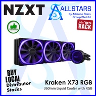 (ALLSTARS : We are Back PROMO) NZXT Kraken X73 RGB 360mm Liquid Cooler with RGB (RL-KRX73-R1) (Warranty 6years)