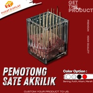 Satay Maker / Satay Meat Cutter Acrylic Satay Cutter