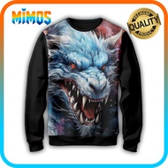 3D Dragon Animal Children's Sweater Dragon 3D Dragon Top N3D-06 _SW For Ages 1-12 Years