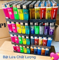 Combo/hộp 50 Cái Bật Lửa hộp quẹt Chất Lượng đủ loại trong và đục giá rẽ và mẫu mã đẹp nhiều quà t