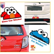 Elmo & Cookie Monster Car sticker