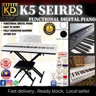 ☆ ☆PERFORMANCE ☆☆ ★ FUNCTIONAL, PURE PIANO TONE AND FULLY WEIGHTED HAMMER ACTION KEY Portable Digital Piano K5 SERIES