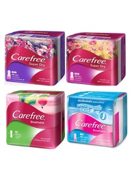 Carefree แคร์ฟรี ผ้าอนามัย 40ชิ้น มี 4 สูตรให้เลือก