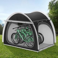 Outdoor Bike Covers Storage Shed Tent, Oversized Bike Storage Tent for 3-4 Bikes, Portable Foldable Garage/Garden Storage Tent, Waterproof Anti-uv Outdoor Bicycle Cover