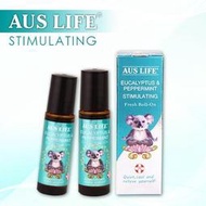 AUSLIFE 澳思萊澳洲藍膠尤加利勁涼滾珠精油棒/尤加利勁涼滾珠精油棒10ML