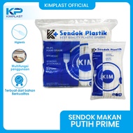 KIMPLAST White Plastic Tablespoons/ Tablespoons Foodgrade Spoons