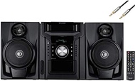 Sharp 240-Watt All-in-One Hi-Fi Audio Stereo Sound System with 5-Disc Multi-Play CD Changer, Cassett