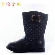 Special Offer Withdraw from Cupboard Winter Girls' Thin Cotton Boots Princess Boots Girls' Fashion Boots Thin Velvet Lining in Stock Small Amount 4805