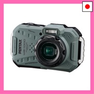 Pentax WG-1000 Olive Color Digital Camera, Waterproof to 15m (1 hour continuous use), Shockproof to 