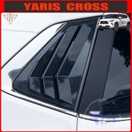 Most Suitable for toyota yaris cross 2023 2024 Rear Window Air Outlet Triangle Blinds Decorative Stickers Modified Accessories