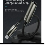 OTG cable converts Type C to 3.5mm headphones + Genuine Type C Charger Baseus L60 (2 in 1 Type C To 