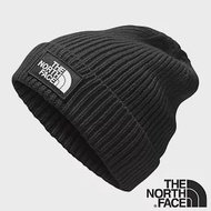 The North Face TNF LOGO BOX CUFFED BEANIE 男女 毛帽 黑 黑色