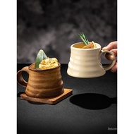 Chinese Creative Cocktail Glass Retro Stoneware Glass High-value Mixing Glass Ceramic Wine Glass Com
