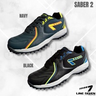 LINE 7 SEVEN SABER 2 HOCKEY SHOES TURF SHOES KASUT HOKI NAVY BLACK
