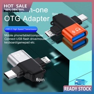HAN_ Type-c Adapter Plug Play Otg Adapter Type-c to Micro Usb Adapter Otg Converter Fast Charging Da