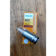 Philips M5 Headlight Bulb PremiumVision 25/ 25W-1 M5 Motorcycle Light (1 Leg) 12164C1 Philips