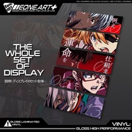 EONE Reflective Car Sticker Japanese Comic EVA Evangelion Asuka Aya Polly Rear Window Long Sticker W