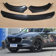 Body Kit Accessories Front Bumper Lip Splitter Spoiler For Mazda CX-30 2020-2024 Year