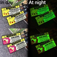 Pokemon Reflective Anime Stickers Pokemon Pikachu Anime Warning Stickers