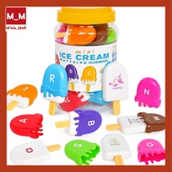 Alphabet Learning Toys ABC ice cream toys abc toys alphabet toy mainan abc  kanak kanak mainan aiskr