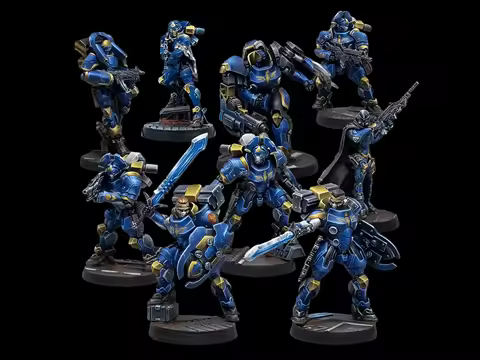 Cast Resin Model Assembly Kit, GK Resin O-12 Torchlight Brigade Action, Unpainted, Assembly Required