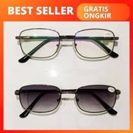 Double Lens Reading & Walking Glasses – Comfortable Lightweight Shade Lenses, free box and wipe