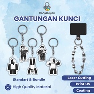 GANTUNGAN Keychain Acrylic Keychain/ ROBLOX FORSAKEN NOLI YAAI & 007N7 IDIOT Acrylic Keychain CuteKe