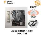 【USED】 ASUS H310M-K R2.0 | F R2.0 | F | EX-V3 R2.0 | Motherboard | H310 | LGA 1151 | 8th 9th Gen Int