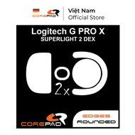 PTFE Corepad Skatez PRO Mouse Feet Logitech G PRO X SUPERLIGHT 2 DEX (2 sets) - Corepad Official Sto