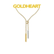 Goldheart 916 Gold Love Me Knots Tassel Necklace