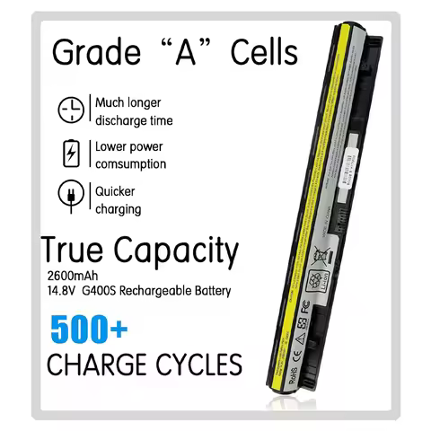 G400S Battery for Lenovo L12L4A02 G50 G50-45 L12S4A02 L12M4A02 L12M4E01 Z50 L12L4E01 Z70 L12S4E01 Z5
