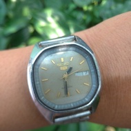 jam Seiko 5 prisma kotak second bekas vintage