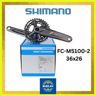 【hot sale】 SHIMANO Deore m5100 Crankset Hollowtech