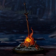 Dark Souls LED illumination Bonfire Glowing Fire LIT Light-up Statue Collectible Action Figure Bonfi