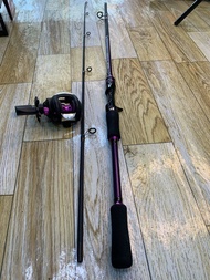 Joran medium action set Reel bc zorro