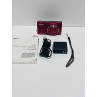 [USED] Nikon Digital Camera COOLPIX S9500 22x optical zoom Wi-Fi compatible Velvet Red S9500RD