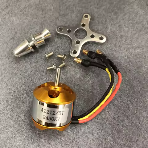 1pcs A2212 Brushless Motor 930/10001200/1400/1800/2200/2450/2700KV For RC Aircraft Plane Multi-copte