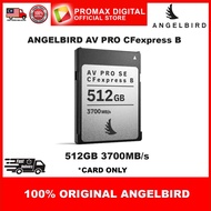 Angelbird AV PRO CFexpress 4.0 Type B 512GB Read 3700MB/s Write 1100MB/s Original