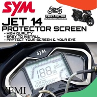 SCREEN PROTECTOR SYM JET 14 JET14 SCREEN PROTECTOR METER DASH BOARD TINTED ACCESSORIES ACCESSORY MOD