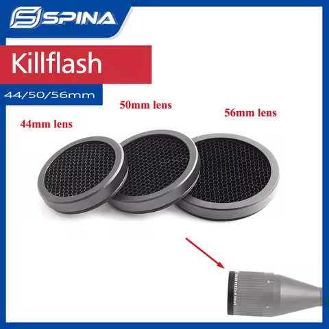 Scope Accessories Mesh 44MM/50MM/56MM Hunting Equipment Optical Aim Sight Riflescope Sunshade Caps K